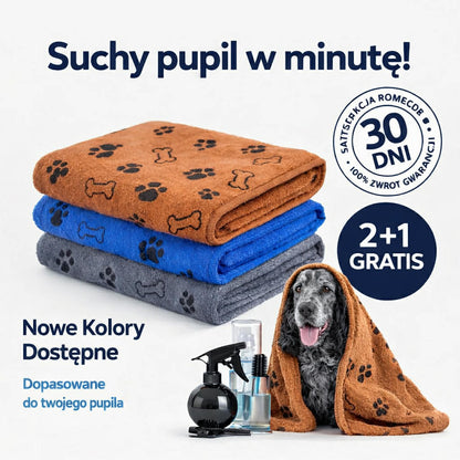 Superchłonny ręcznik FluffyPaws